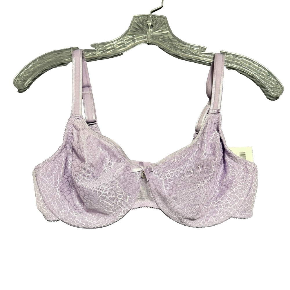 Chantelle Magnifique Minimizer Bra Size 34C‎ Lavender Purple Lace Underwire NWT